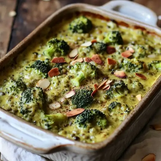 Délicieuse Recette de Gratin de Brocoli et Lentilles au Lait de Coco : Réconfortante et Facile à Préparer